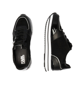 Кожаные кроссовки velocita ii Karl Lagerfeld - черный(KL61930N)