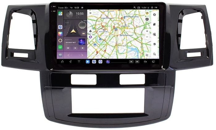 Магнитола для Toyota HiLux 2011-2015 - Kuberg OL-9603 QLed+2K, Android 13, Быстрейшая, CarPlay, 4G SIM-слот