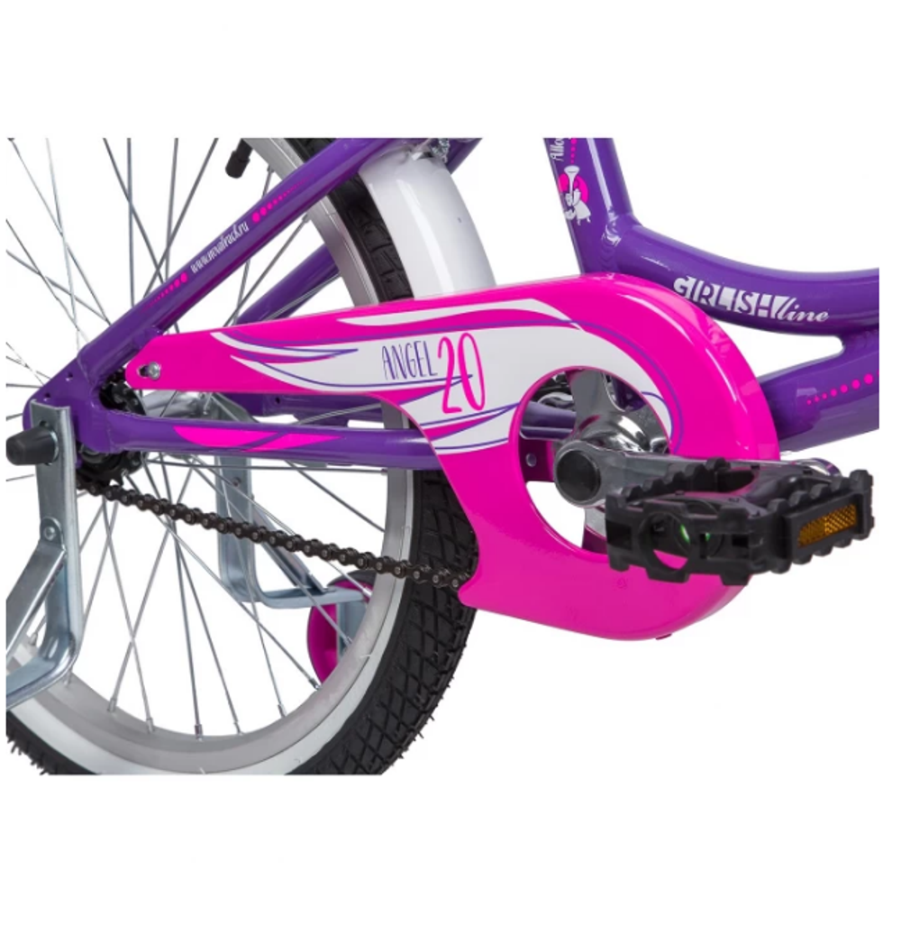 Велосипед NOVATRACK 20" ANGEL, фиолетовый