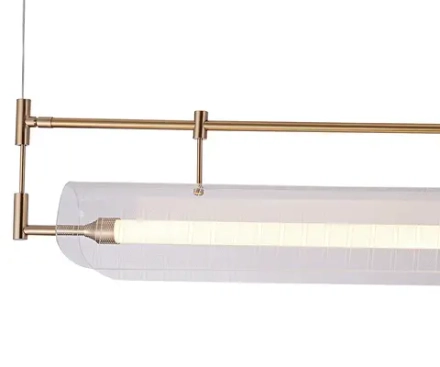08021-150P,20 Подвес Аника бронза w150*10 h150 Led 32W (3000K). ТМ Kink Light