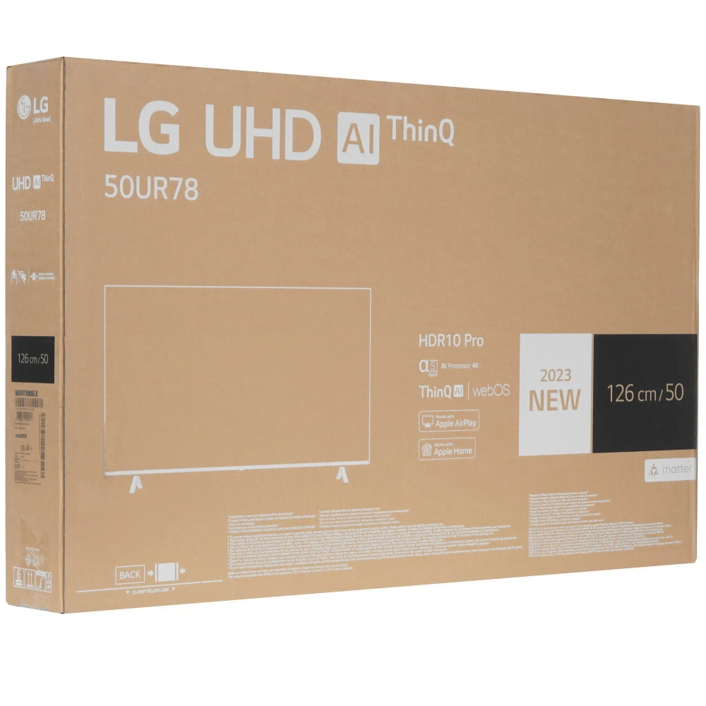 Телевизор LG 50UR78006LK.ARUB