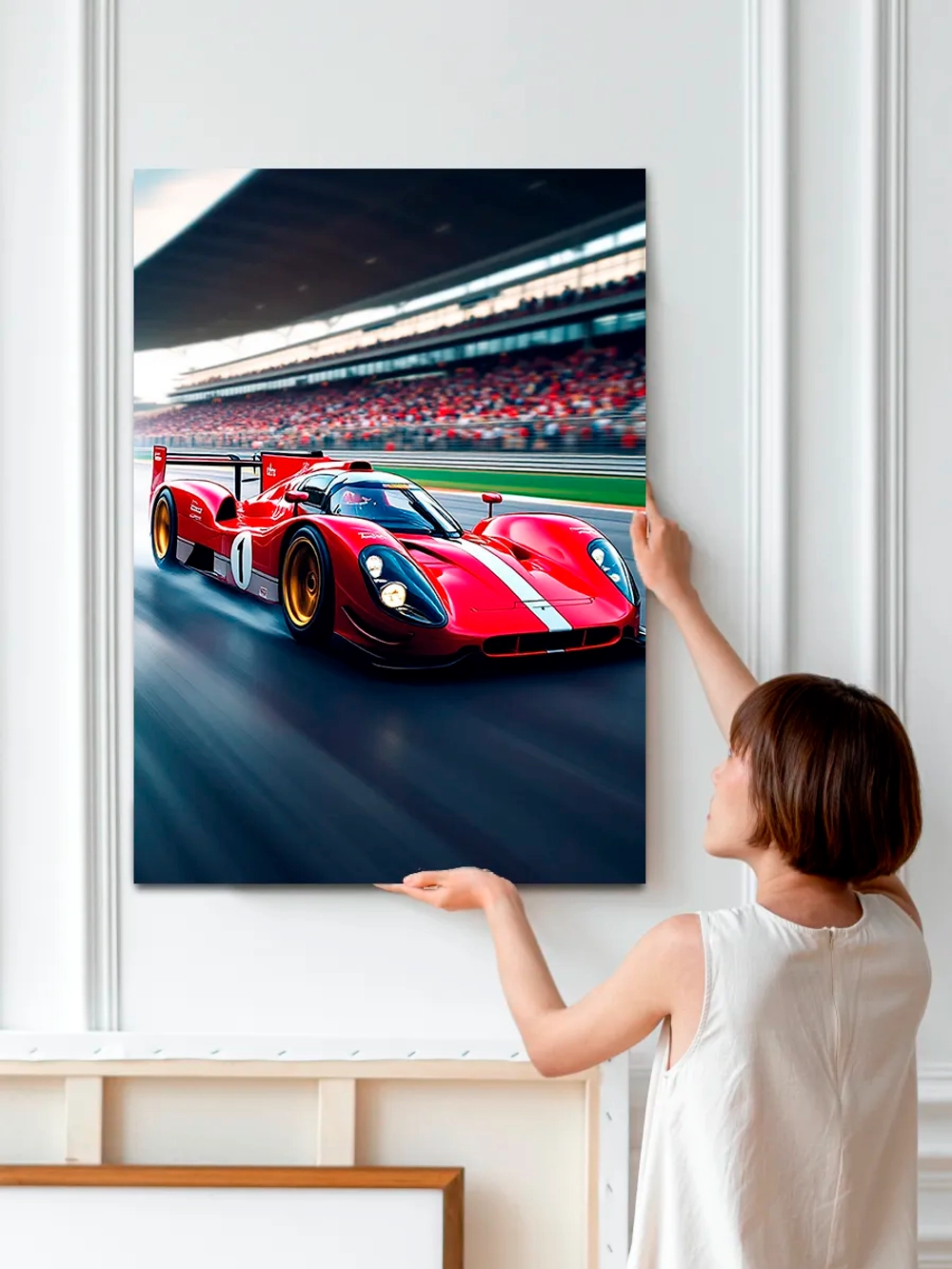 Картина "Ferrari P", для интерьера 50х70см 1шт.