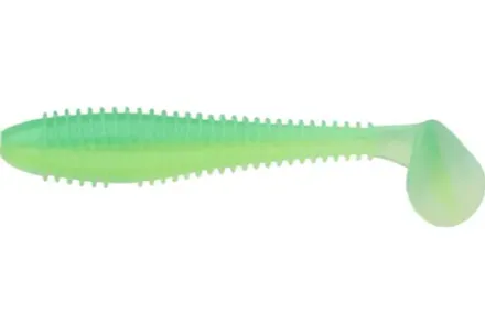 Приманка силиконовая Keitech Swing Impact FAT 3.8" EA#11 Lime Chartreuse Glow