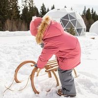 Парка зимняя мембранная на меху "Роза"