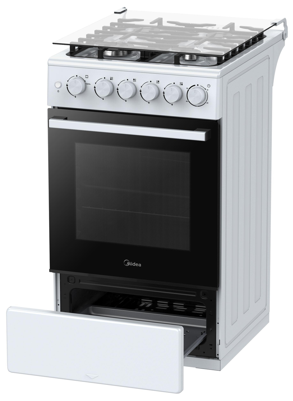 Плита газовая Midea MFO-M4G20T0E WH