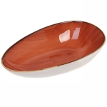 Тарелка керамическая «Corsica orange» 20,5*12,5*5см