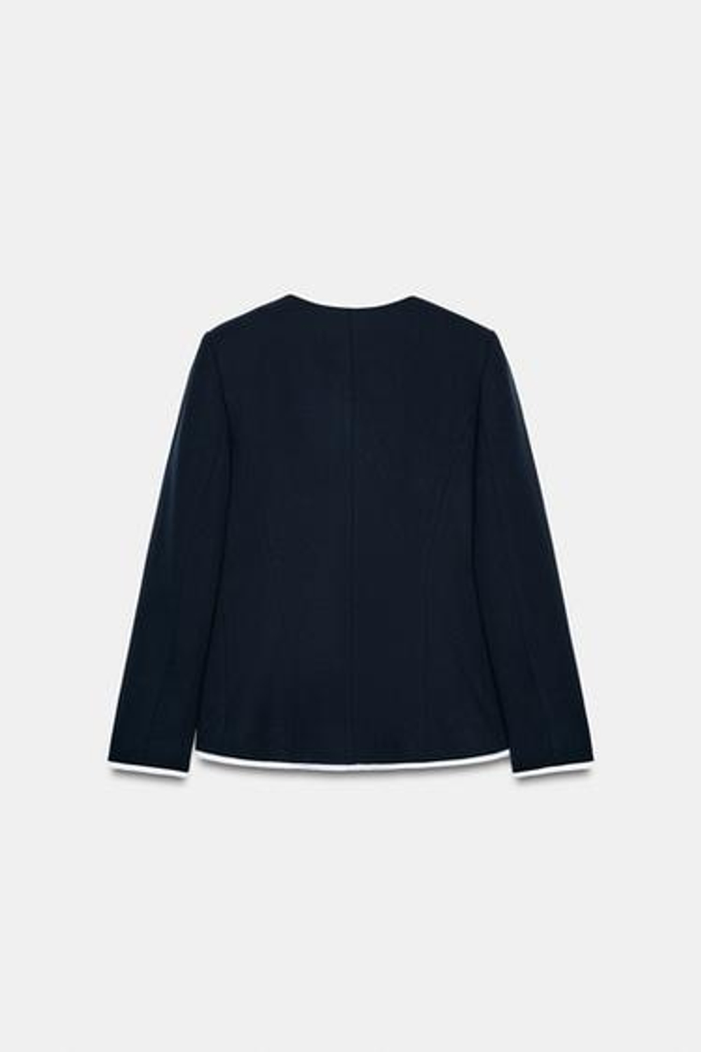 Блейзер с контрастной окантовкой - ZARA