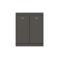 Выключатель двухклавишный с подсветкой KRANZ Sete Графит KR-79-0715-3