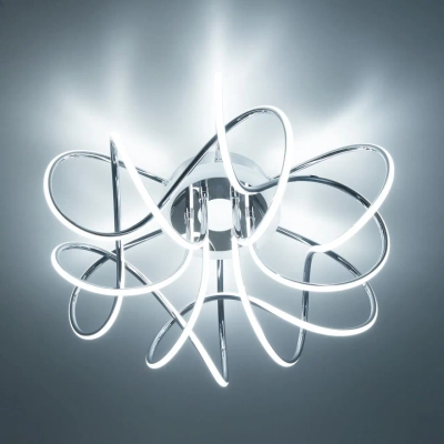 Citilux Джемини Смарт CL229A161E RGB Умная люстра Хром