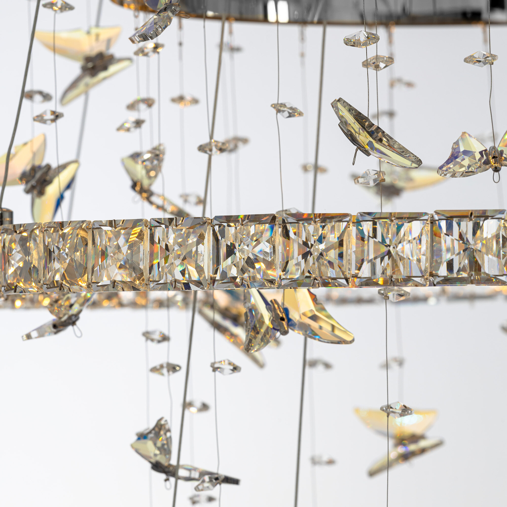Citilux ETERA CL322090 LED Люстра хрустальная с пультом