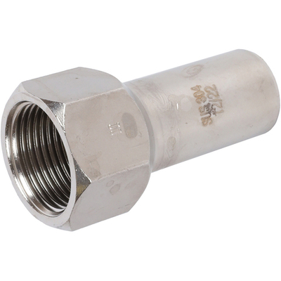 ROMMER Вставка с ВР 22x3/4" из нержавеющей стали прессовой
