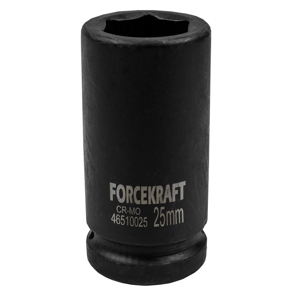 Головка ударная глубокая 3/4'', 25мм (6гр.) FORCEKRAFT FK-46510025