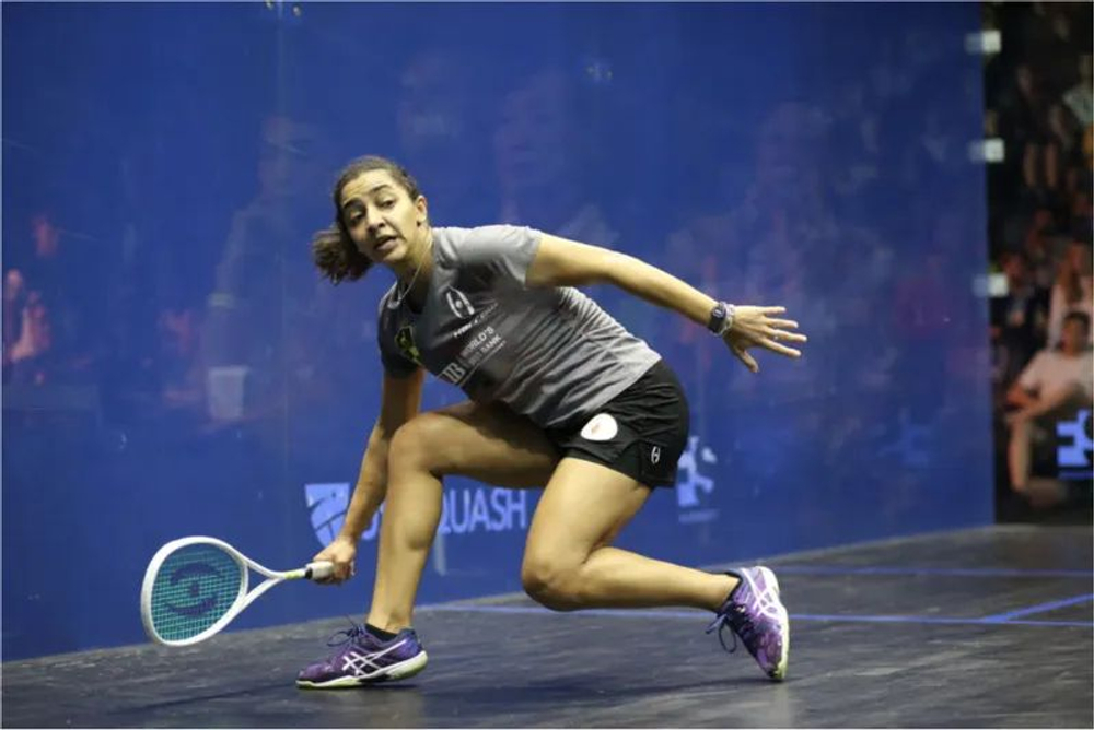 Harrow Vapor, Custom Raneem El Welily (2020), Squash Racquet, White/Green