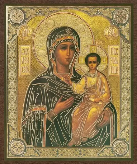 Икона БМ "Смоленская" 10х12 на МДФ-6 (1012-1569)