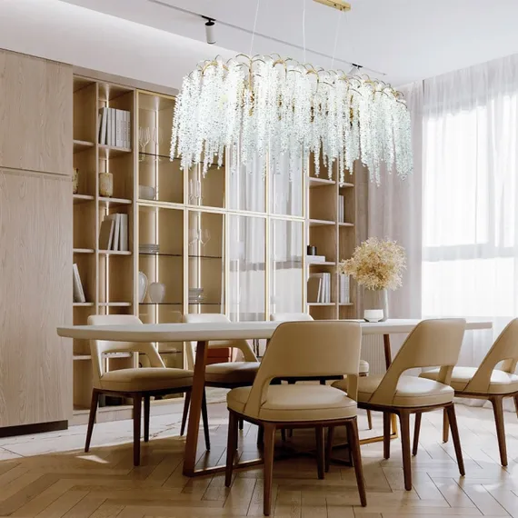Подвесная люстра MODESTYLE MS.2110.1200 GD Modelux