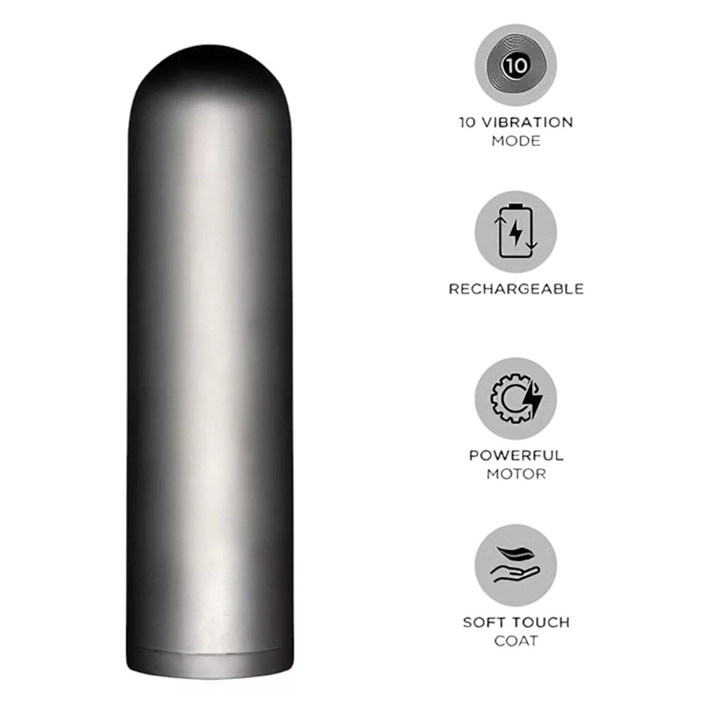 Набор для интенсивной клиторальной стимуляции Orgie Orgasmic Bullet Grey Vibrator Set