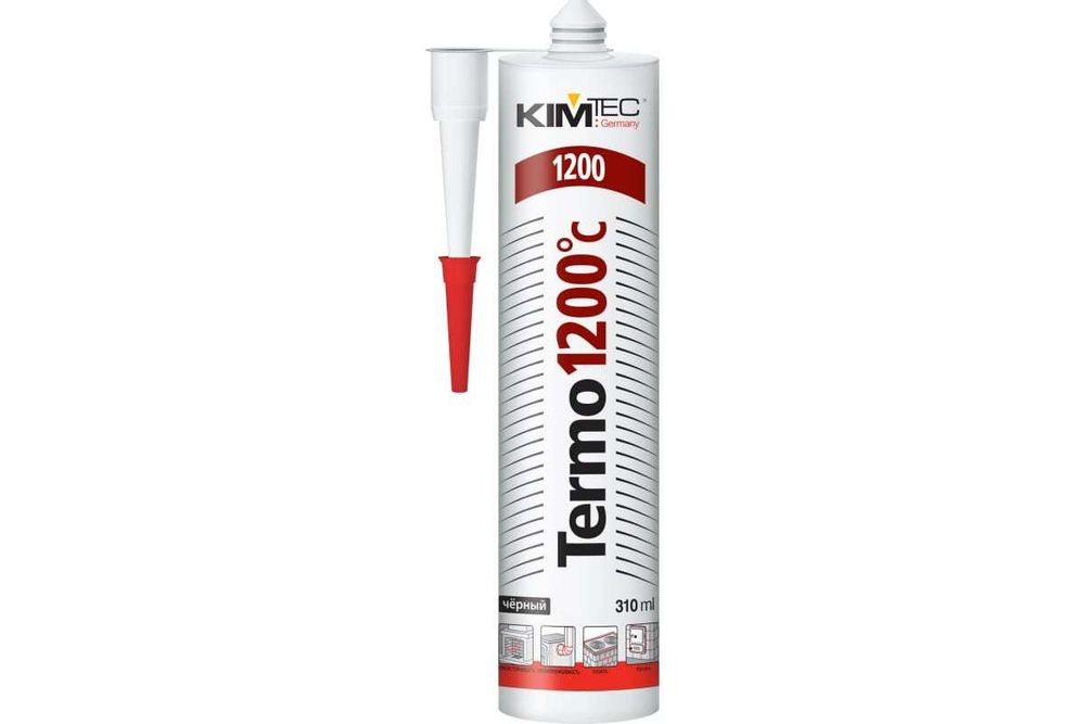 ГЕРМЕТИК Термо KIM TEC 1200 С черный 310 мл