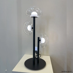 Настольная лампа Crystal Lux BOSQUE LG3 BLACK/TRANSPARENT