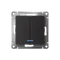 Выключатель двухклавишный с подсветкой Systeme Electric AtlasDesign Карбон ATN001053