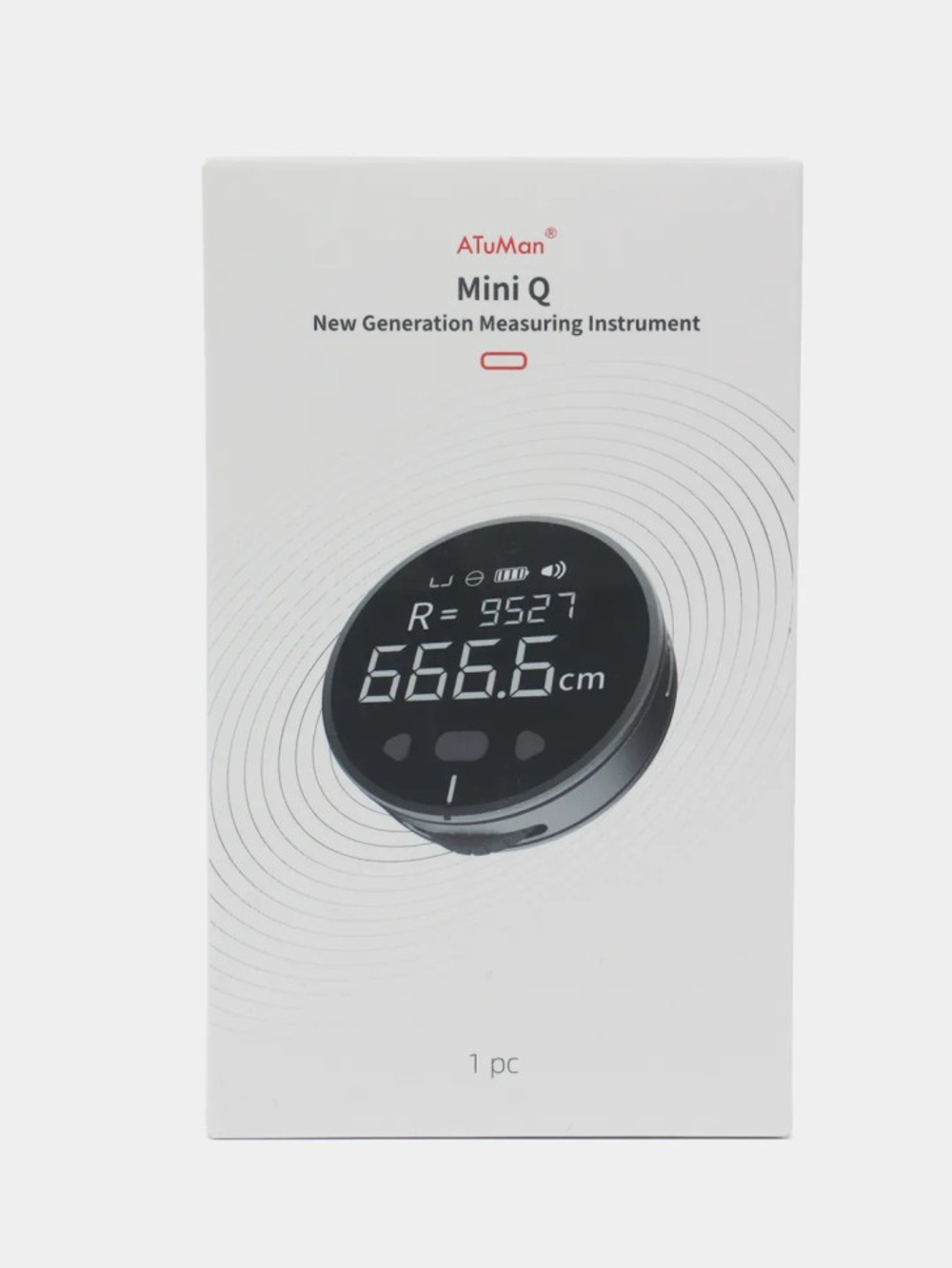 Умная рулетка Xiaomi Duka Small Q Ruler чёрная