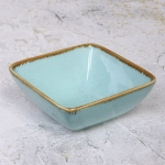 Салатник керамический «Tiffany Blue» 13,7*13,7*5,8см
