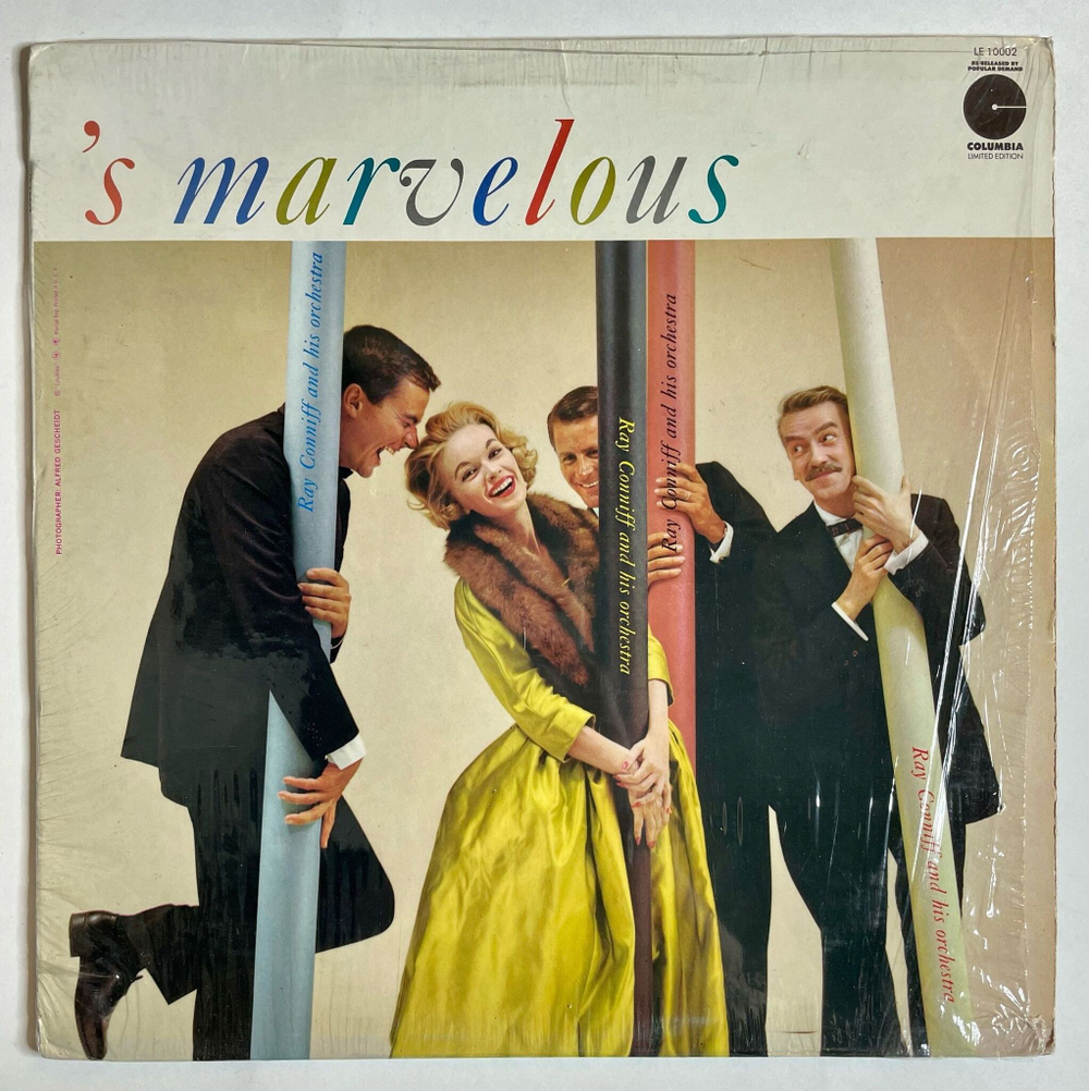 Винтажная виниловая пластинка LP Ray Conniff And His Orchestra S Marvelous (USA 1957)