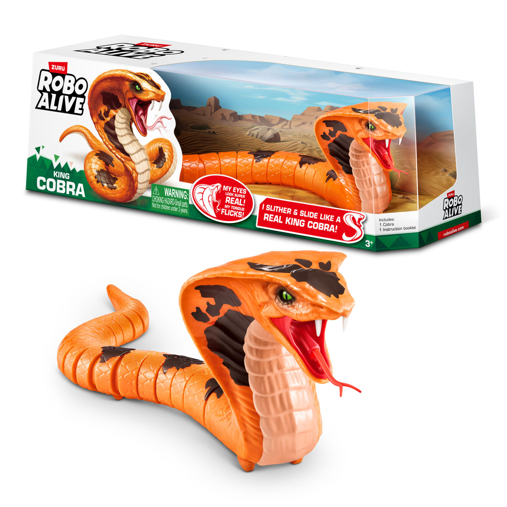Интерактивная игрушка Robo Alive King Cobra