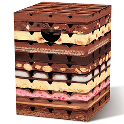 Табурет картонный Remember Chocolate