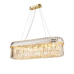 Люстра подвесная NewRgy NWK108-L1000*W300*H280(1200) H GOLD, 10×40 Вт, золотая