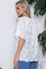 Блуза Воздушная НЬЮ (белая) Б10446 LT Collection