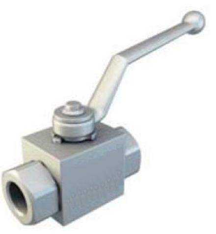 Кран 2-х ходовой шаровый BSP 1/4 DN 06 P=500 GE1 compact