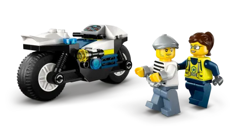 Конструктор LEGO City 60455 Полицейская погоня на мотоцикле