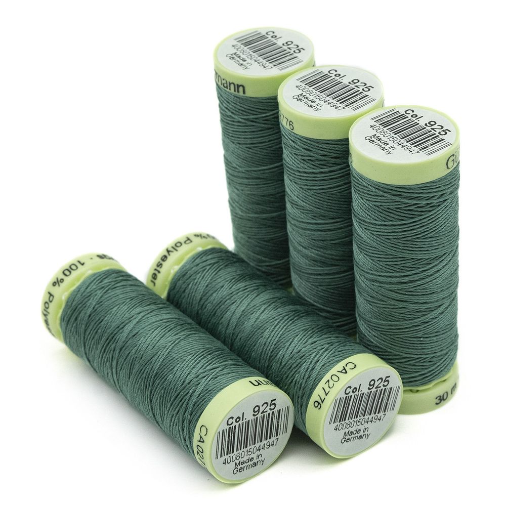Нитки отделочные Gutermann Top Stitch 30 (30 метров), 5 кат. | 925 изумрудный