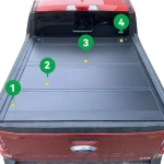 Крышка HAL 4-х секционная JAC T9