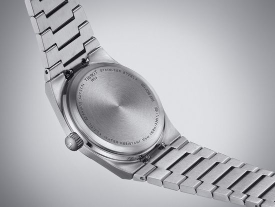 Tissot T137.210.11.081.00 Женские часы на браслете PRX вид сзади