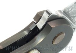 Нож Чебуркова Скаут Custom дамаск и кость жирафафотография - 7