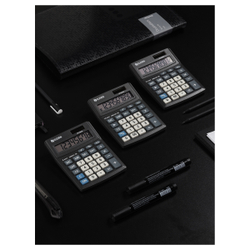 Калькулятор настольный Eleven Business Line CMB801-BK, 8 разрядов, двойное питание, 102*137*31мм, черный CMB801-BK