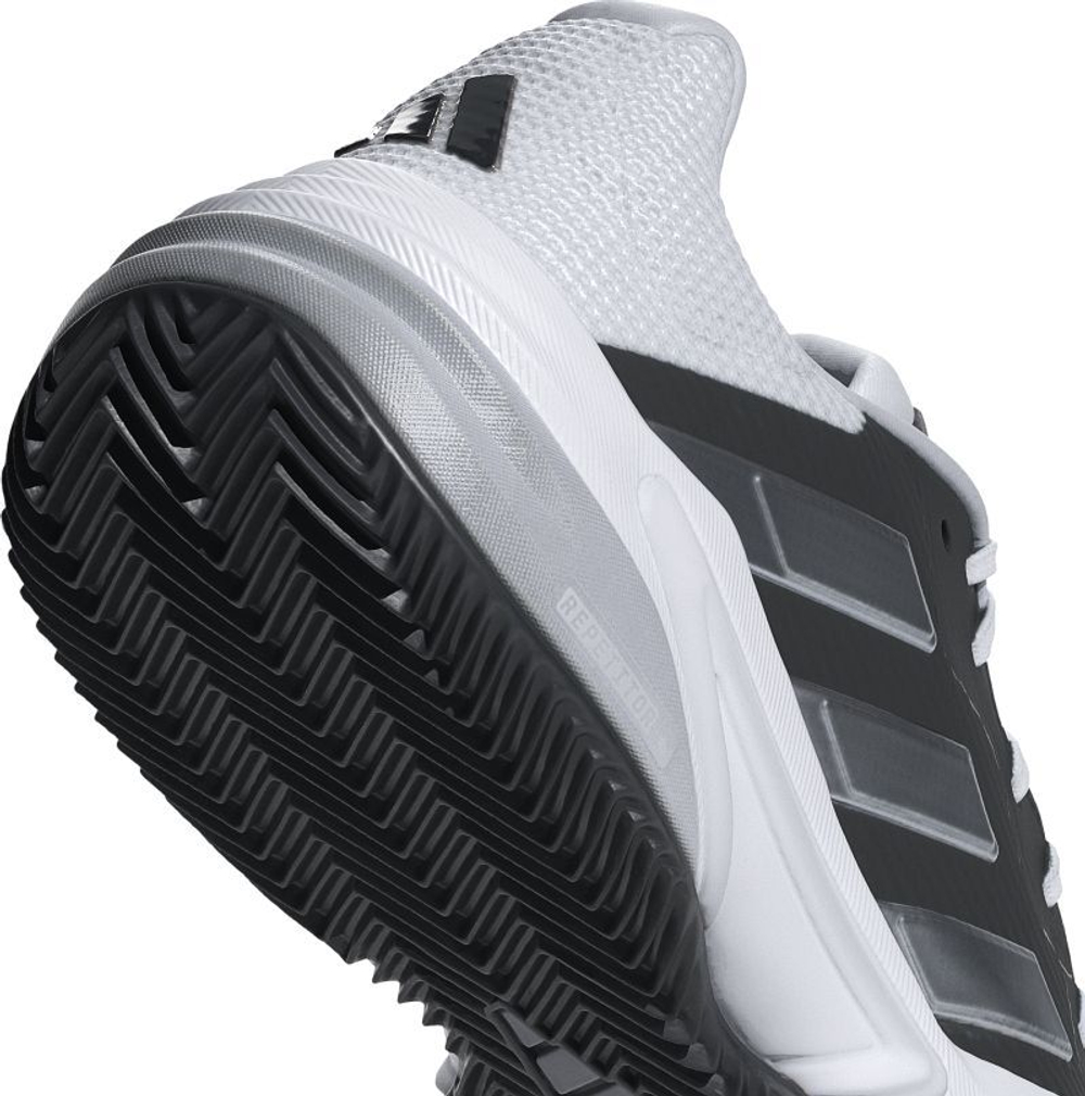 Мужские кроссовки теннисные Adidas Barricade 13 M Clay - черный