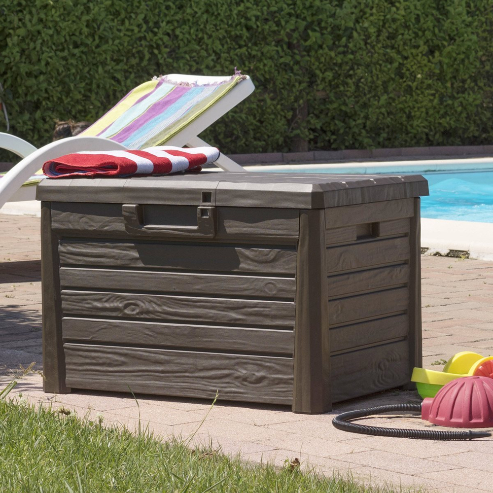 Пластиковый сундук Toomax Florida Compact 120 л brown