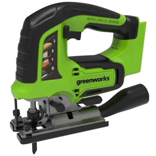 Лобзик аккумуляторный Greenworks Арт. 3601407, 24V, бесщеточный, без АКБ и ЗУ