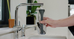 Экобутылка с фильтром eau good duo, 700 мл, серо-голубая