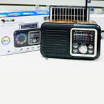 Радиоприемник GOLONE RX-1717SD, TWS, BT, TF/USB/FM/AM/SW-3 Bands, Solar panel, RGB, Ант. (MRNW/UN) AC/DC, AUX, 3.5 mm