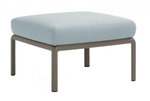 Пуф пластиковый с подушкой Nardi Komodo Pouf, тортора, лед