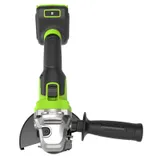 Угловая шлифовальная машина акк. Greenworks AG590, 24V, б/щет, 125 мм, 8500 об/мин, Anti-Kickback, 1х5Ач, быстрое ЗУ, кор (3201007CUG) — фото 4
