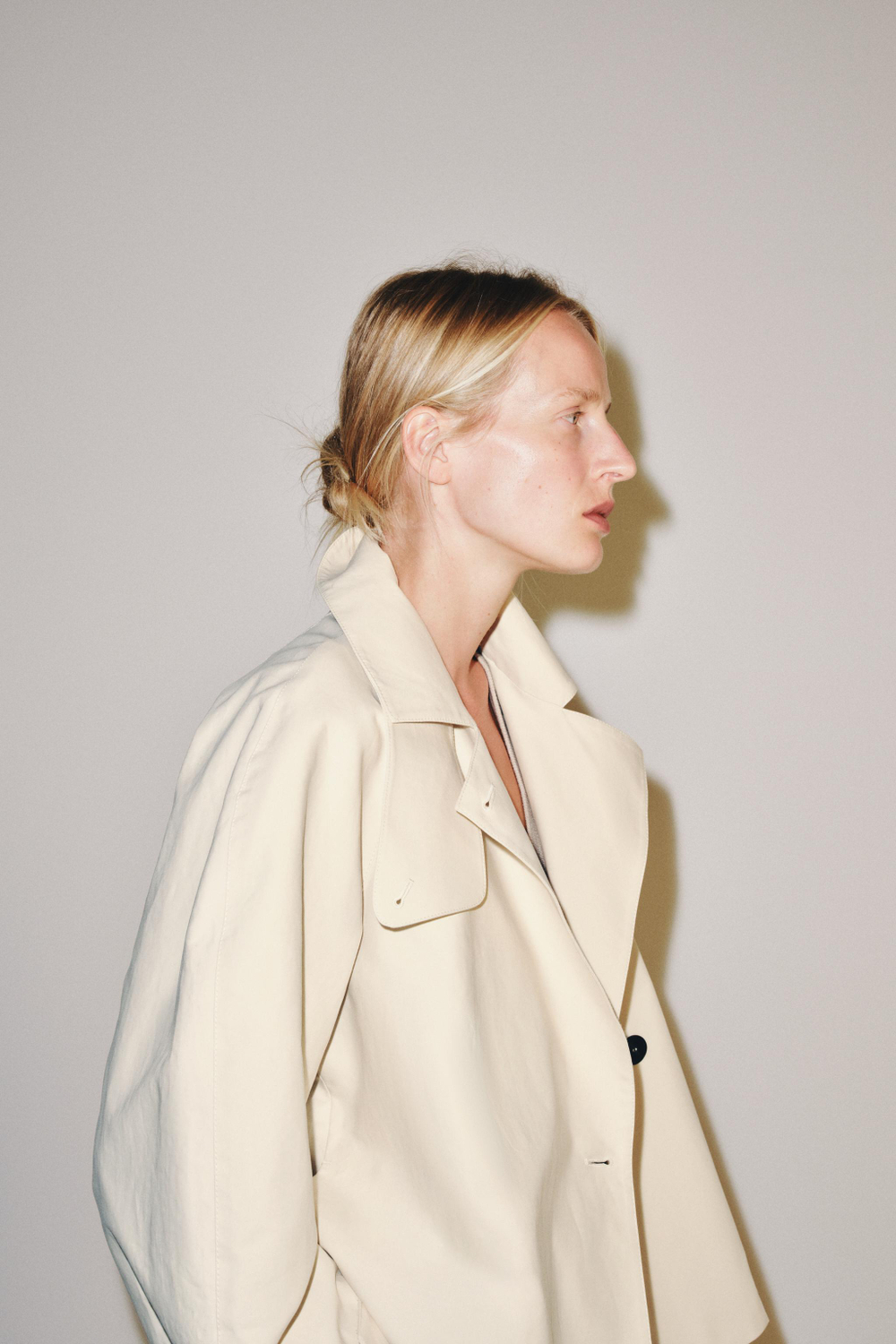 ZARA КОРОТКИЙ ТРЕНЧ — ZW COLLECTION, КОСТЯНОЙ