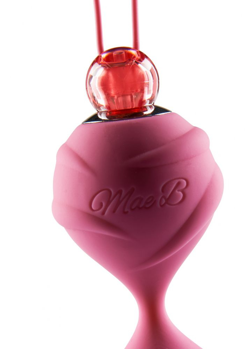 Розовые вагинальные шарики Lovely Vibes Laced Love Balls (Цвет: розовый)