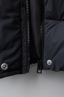 ZARA СТЕГАНОЕ ПРОРЕЗИНЕННОЕ ПАЛЬТО WATER RESISTANT, АНТРЦИТОВО-СЕРЫЙ