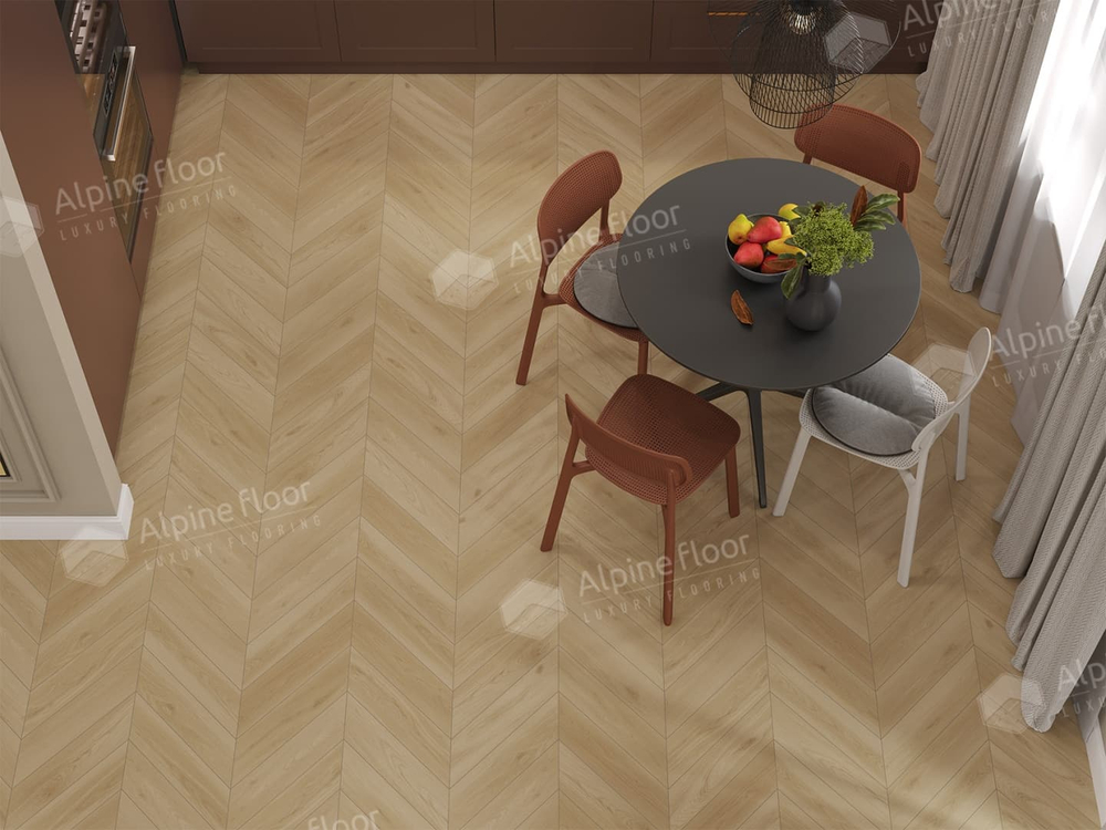 Ламинат Alpine Floor Chevron Art 12 мм Дуб Монте-Роза 1.232 м2
