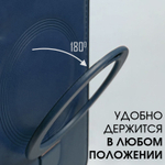 Business style чехол из кожи для SAMSUNG GALAXY A52 / A52s с кольцом-подставкой и бархатной подкладкой