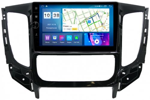 Магнитола для Mitsubishi L200 5 2015-2019 (климат), Pajero Sport 3 2016-2023 (МКПП), FIAT Fullback - Parafar PF168LUX2FHDAV на Android 13, CarPlay, 4G SIM-слот